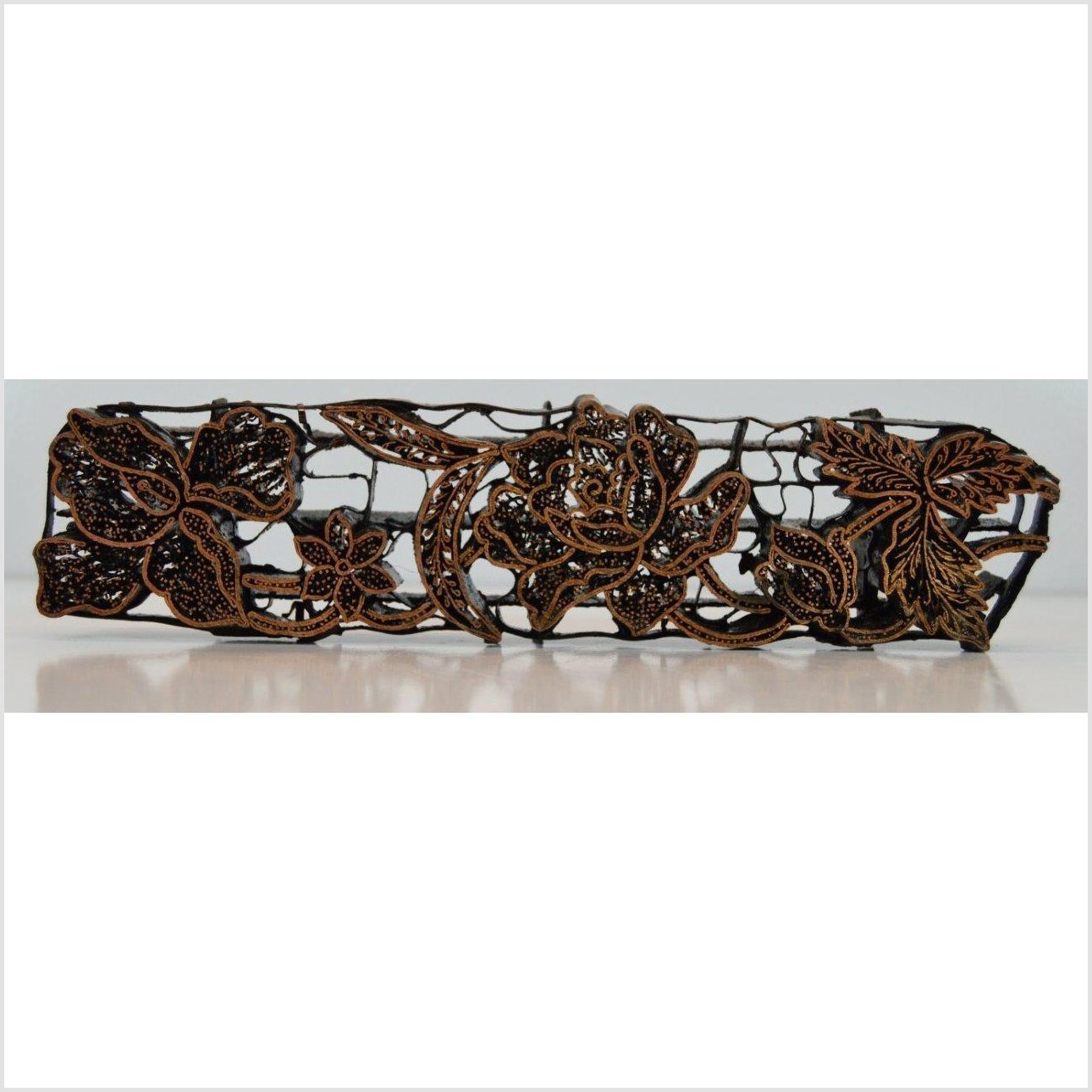 Copper Batik Ink Block-1. Asian & Chinese Furniture, Art, Antiques, Vintage Home Décor for sale at FEA Home