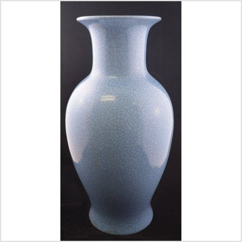 Crackle Blue Porcelain Vase