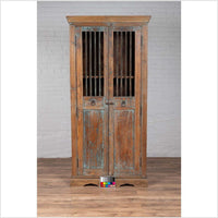 Indian Distressed Wood Kitchen Cabinets