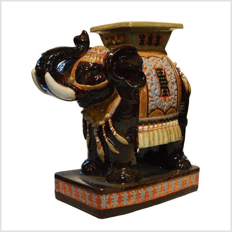 Elephant Chinese Garden Stool / Seat-2. Asian & Chinese Furniture, Art, Antiques, Vintage Home Décor for sale at FEA Home