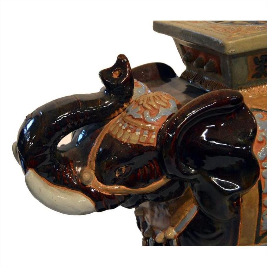Elephant Chinese Garden Stool / Seat-8. Asian &amp; Chinese Furniture, Art, Antiques, Vintage Home Décor for sale at FEA Home