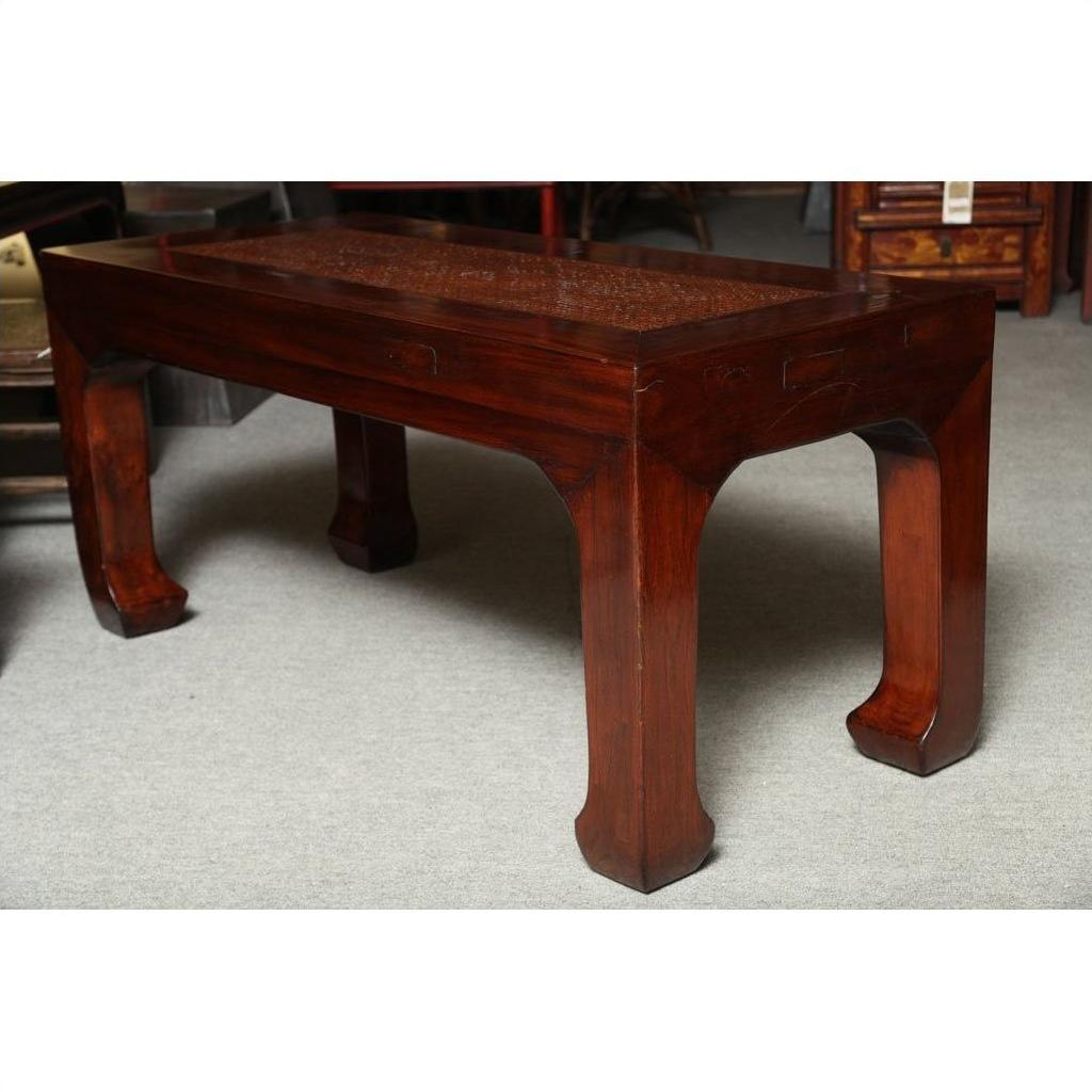 Antique Elm Wood Table-8. Asian &amp; Chinese Furniture, Art, Antiques, Vintage Home Décor for sale at FEA Home