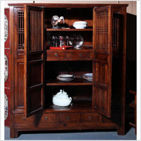 Elmwood Large Cabinet- Asian Antiques, Vintage Home Decor & Chinese Furniture - FEA Home
