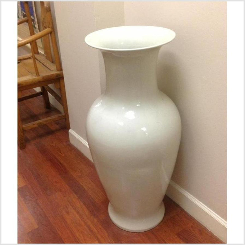 Extra Large Blanc de Chine Vase- Asian Antiques, Vintage Home Decor & Chinese Furniture - FEA Home