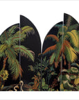 Four-Panel Crane and Floral Motif Screen-6. Asian & Chinese Furniture, Art, Antiques, Vintage Home Décor for sale at FEA Home