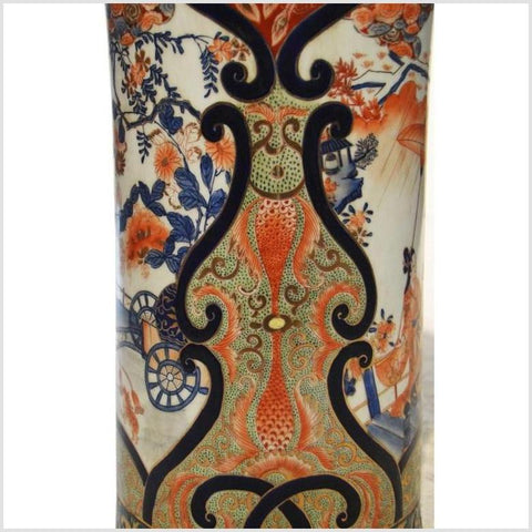Gilt Ornate Tall Imari Altar Vase-YN3840-2. Asian & Chinese Furniture, Art, Antiques, Vintage Home Décor for sale at FEA Home