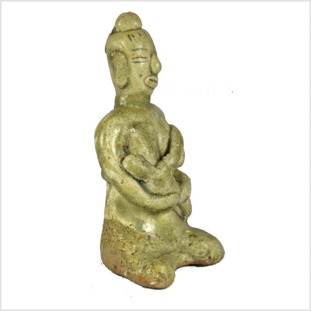 Glazed Terracotta Miniature Fertility Doll-3. Asian &amp; Chinese Furniture, Art, Antiques, Vintage Home Décor for sale at FEA Home
