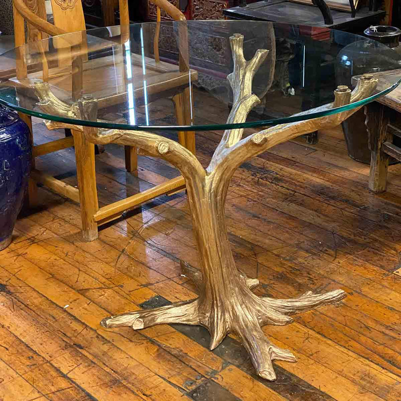 Gold Patina Tree Table Base-RG928G-12. Asian & Chinese Furniture, Art, Antiques, Vintage Home Décor for sale at FEA Home