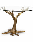 Bronze Tree Table in Gold Patina-1. Asian & Chinese Furniture, Art, Antiques, Vintage Home Décor for sale at FEA Home