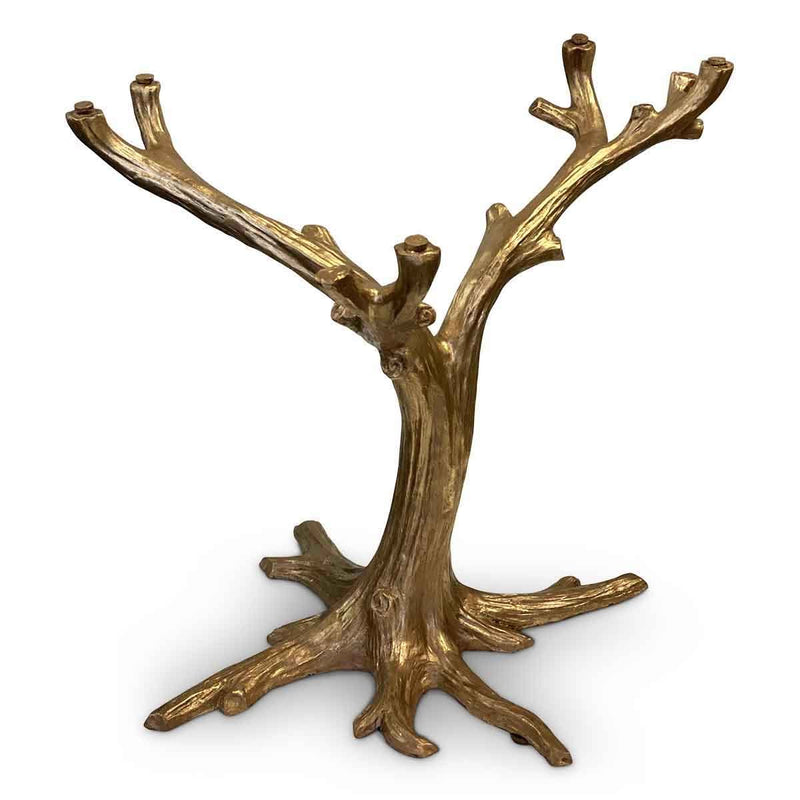 Gold Patina Tree Table Base-RG928G-4. Asian & Chinese Furniture, Art, Antiques, Vintage Home Décor for sale at FEA Home