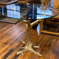 Gold Patina Tree Table Base