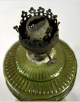 Green Glass Oil Lamp-2. Asian & Chinese Furniture, Art, Antiques, Vintage Home Décor for sale at FEA Home