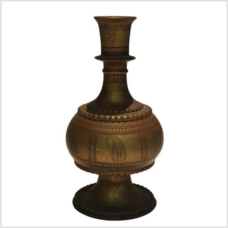 Hammered Indian Urn-1. Asian & Chinese Furniture, Art, Antiques, Vintage Home Décor for sale at FEA Home