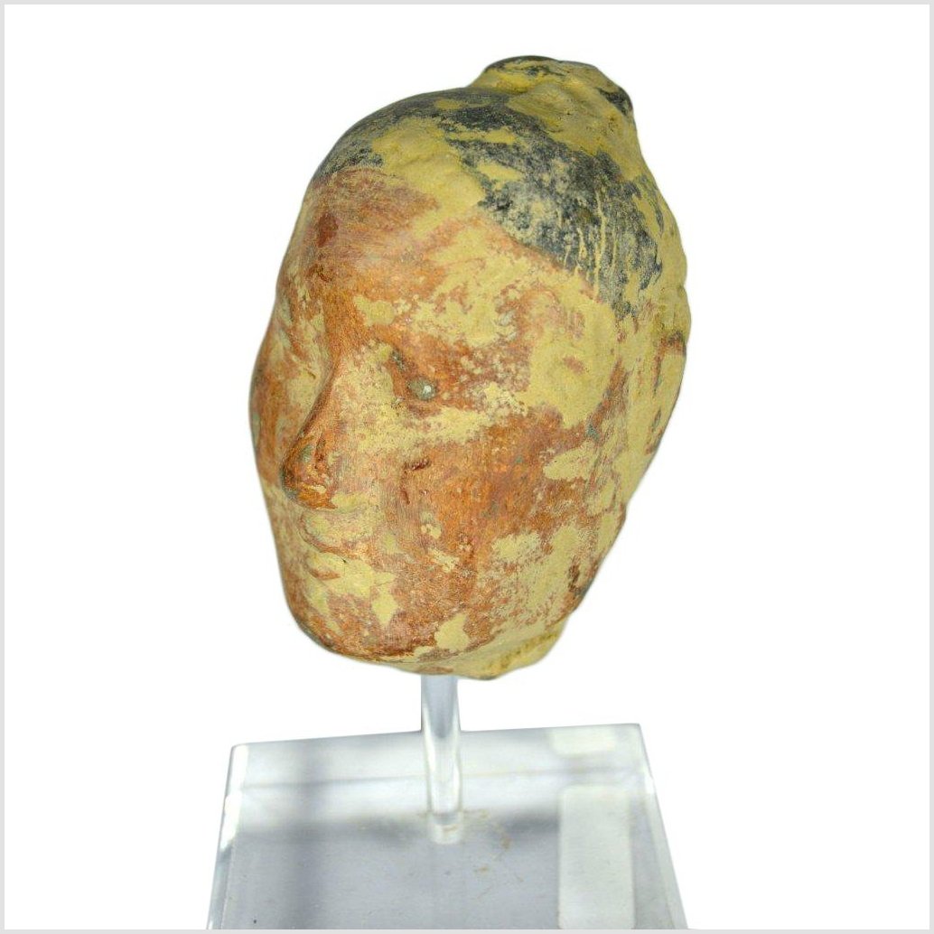 Han Dynasty Terracotta Head-9. Asian &amp; Chinese Furniture, Art, Antiques, Vintage Home Décor for sale at FEA Home