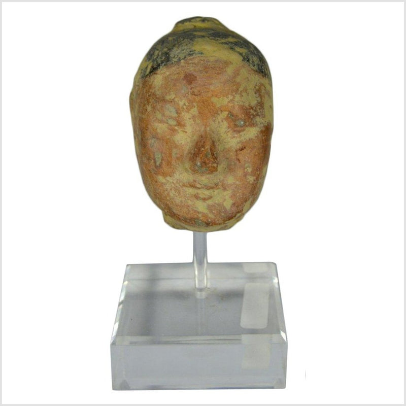 Han Dynasty Terracotta Head- Asian Antiques, Vintage Home Decor & Chinese Furniture - FEA Home