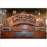 Hand Carved Arch Wood Sculpture