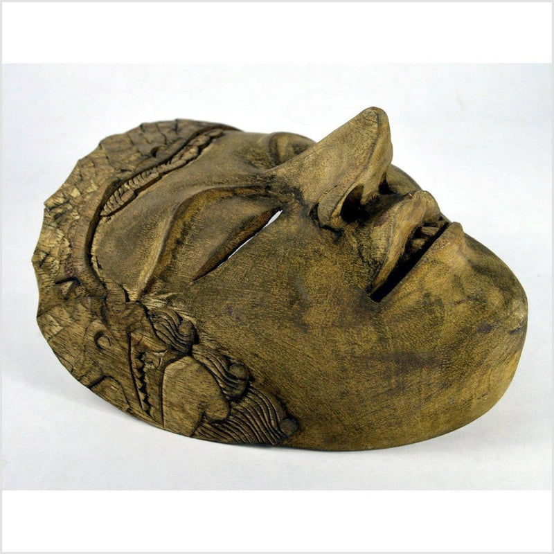 Hand Carved BalineseTheater Mask-YNE353-2. Asian & Chinese Furniture, Art, Antiques, Vintage Home Décor for sale at FEA Home