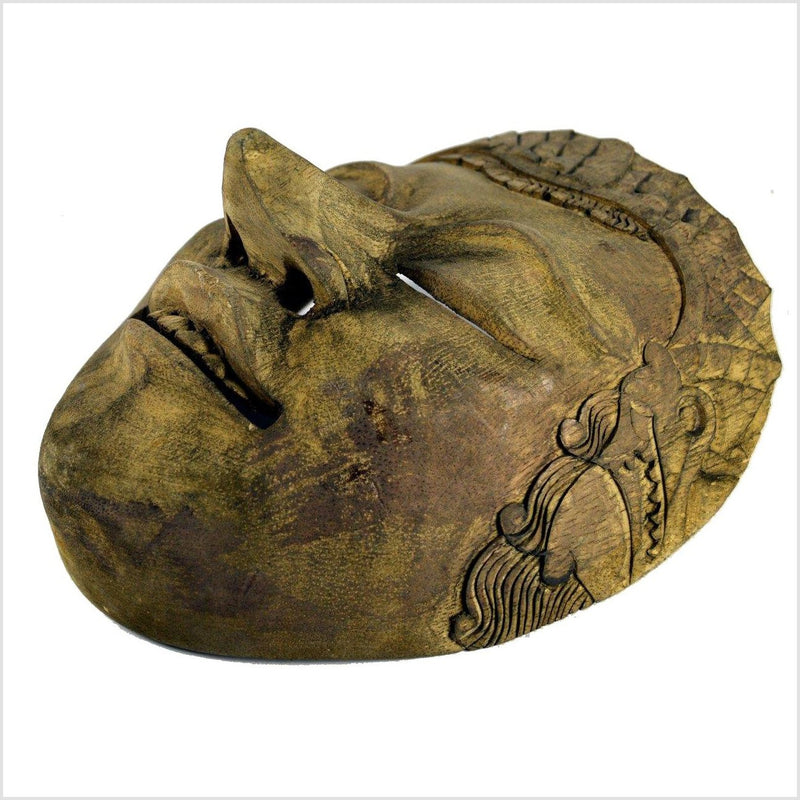 Hand Carved BalineseTheater Mask-YNE353-3. Asian & Chinese Furniture, Art, Antiques, Vintage Home Décor for sale at FEA Home
