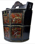 Hand Carved Bamboo Bucket-4. Asian & Chinese Furniture, Art, Antiques, Vintage Home Décor for sale at FEA Home