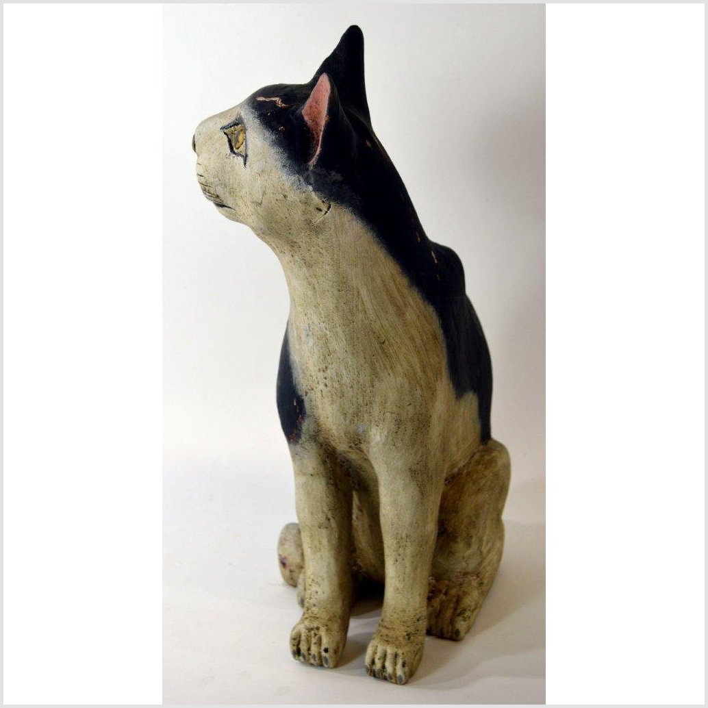 Hand Carved Cat-5. Asian &amp; Chinese Furniture, Art, Antiques, Vintage Home Décor for sale at FEA Home