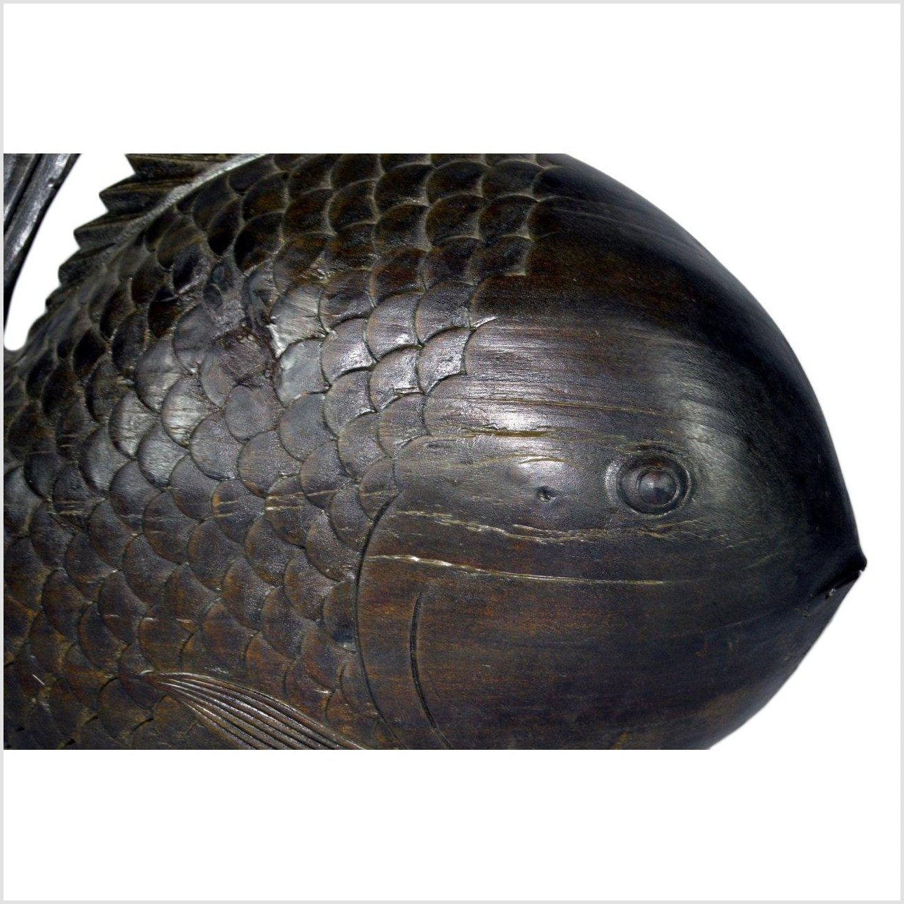 Hand Carved Fish-2. Asian & Chinese Furniture, Art, Antiques, Vintage Home Décor for sale at FEA Home
