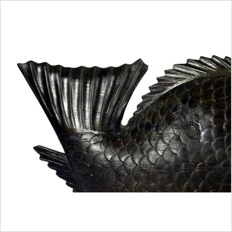 Hand Carved Fish-YNE506-3. Asian & Chinese Furniture, Art, Antiques, Vintage Home Décor for sale at FEA Home