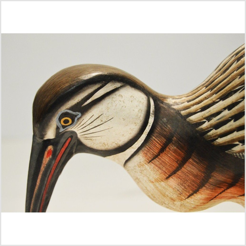 Hand Carved Indonesian Kiwi Bird-4. Asian &amp; Chinese Furniture, Art, Antiques, Vintage Home Décor for sale at FEA Home