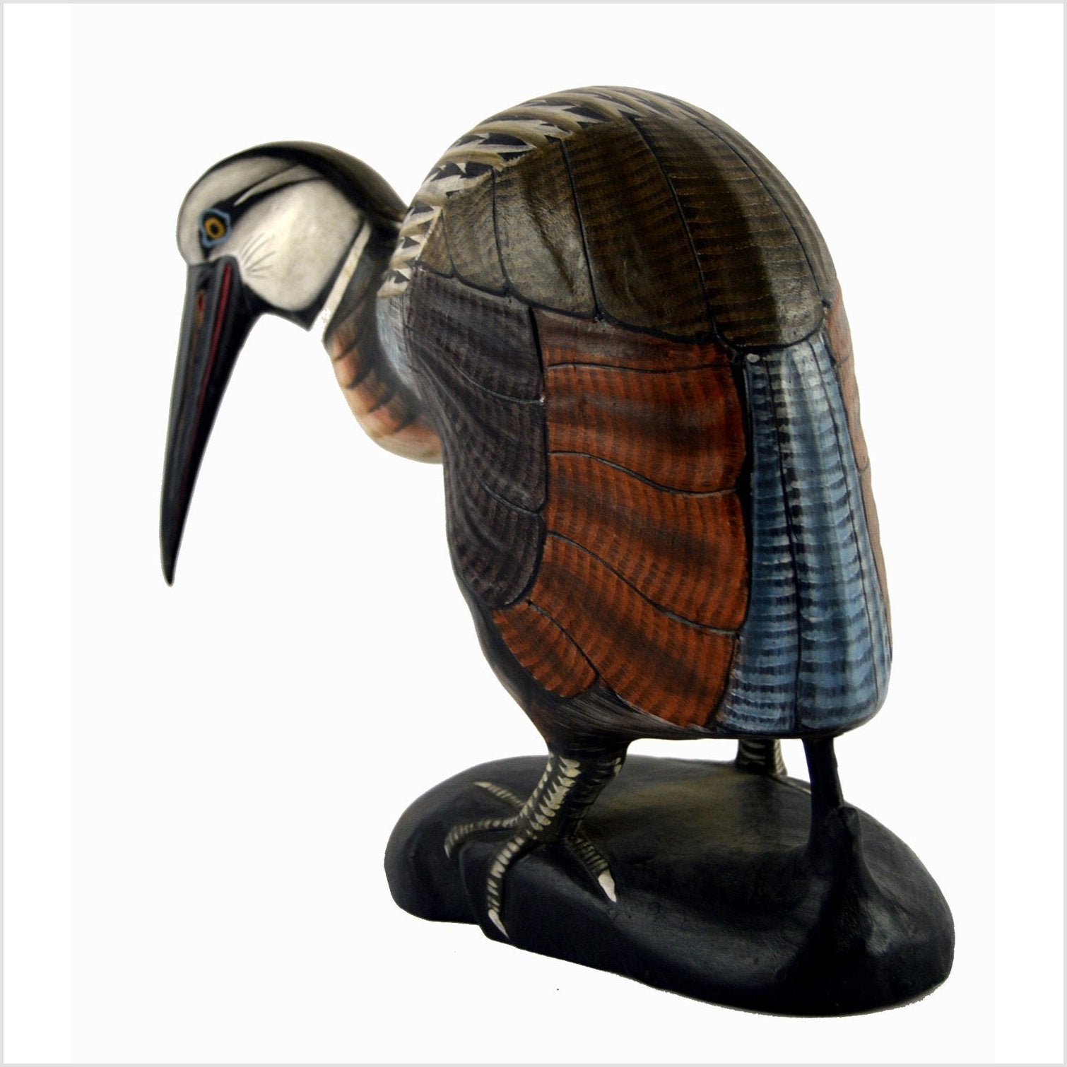 Hand Carved Indonesian Kiwi Bird-2. Asian & Chinese Furniture, Art, Antiques, Vintage Home Décor for sale at FEA Home
