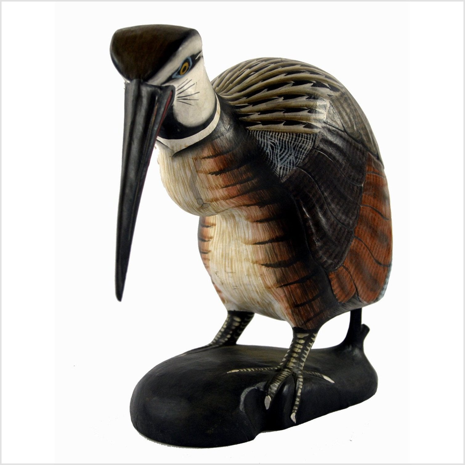 Hand Carved Indonesian Kiwi Bird-1. Asian & Chinese Furniture, Art, Antiques, Vintage Home Décor for sale at FEA Home