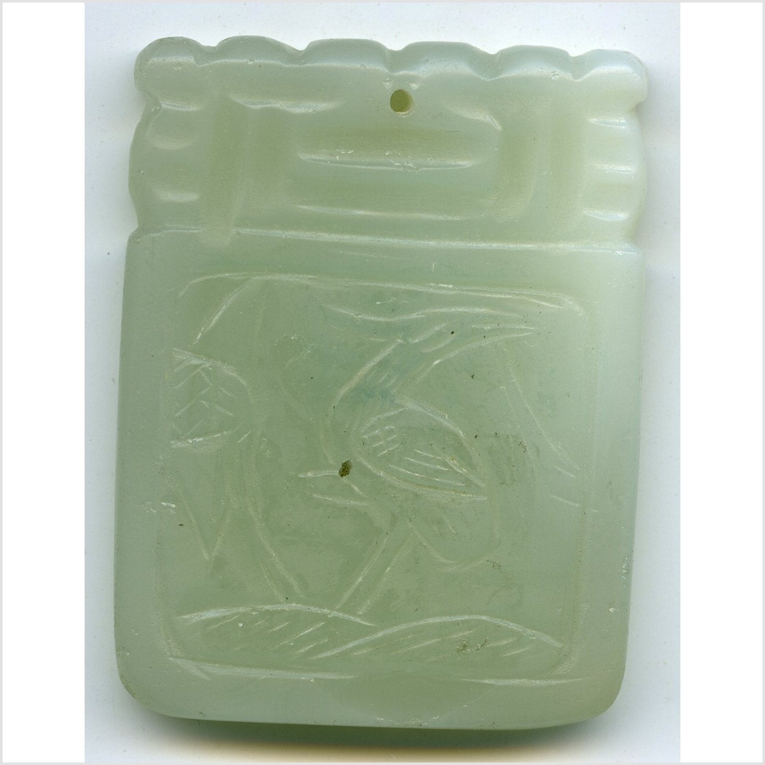 Hand Carved Jade Medallion-2. Asian & Chinese Furniture, Art, Antiques, Vintage Home Décor for sale at FEA Home
