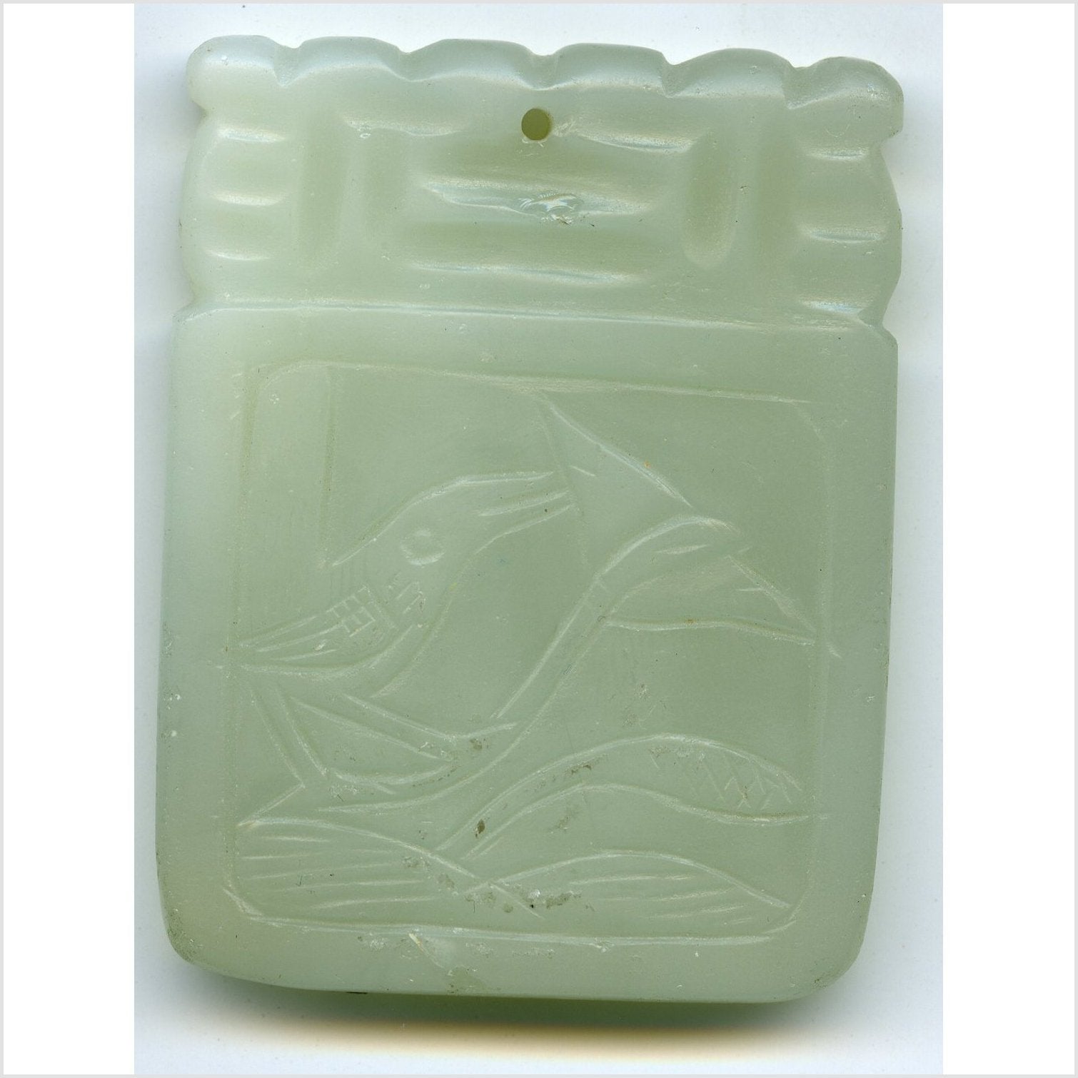 Hand Carved Jade Medallion-1. Asian & Chinese Furniture, Art, Antiques, Vintage Home Décor for sale at FEA Home