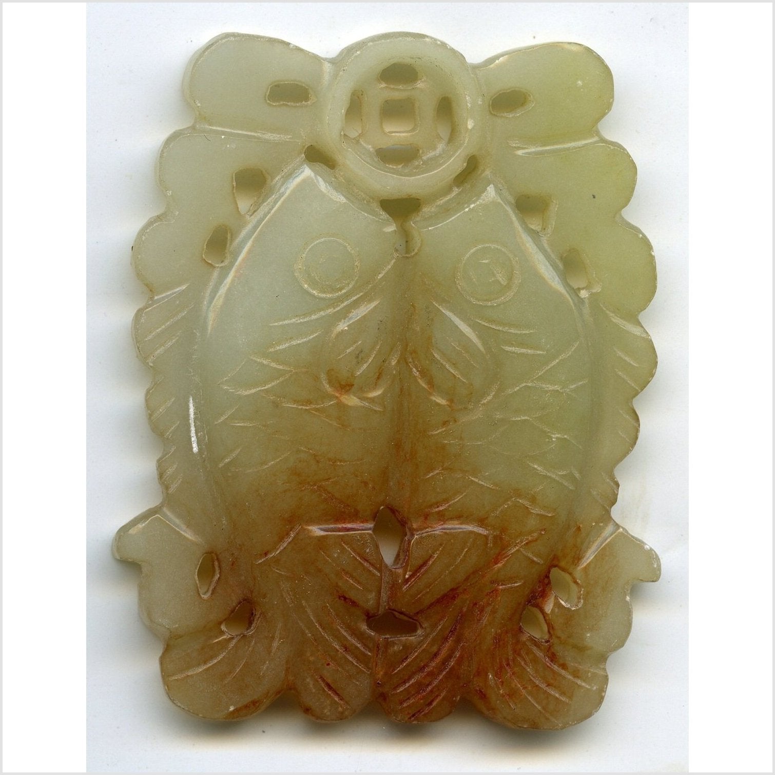 Hand Carved Jade Medallion-1. Asian &amp; Chinese Furniture, Art, Antiques, Vintage Home Décor for sale at FEA Home