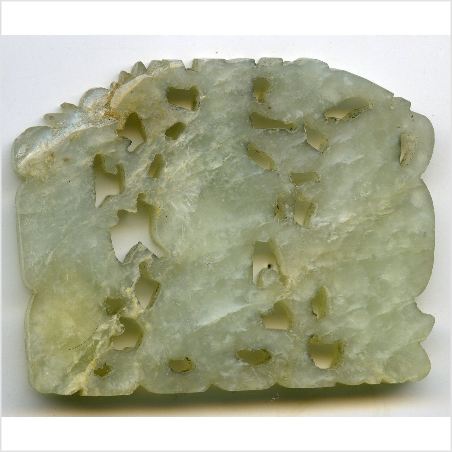 Hand Carved Jade Medallion-2. Asian & Chinese Furniture, Art, Antiques, Vintage Home Décor for sale at FEA Home