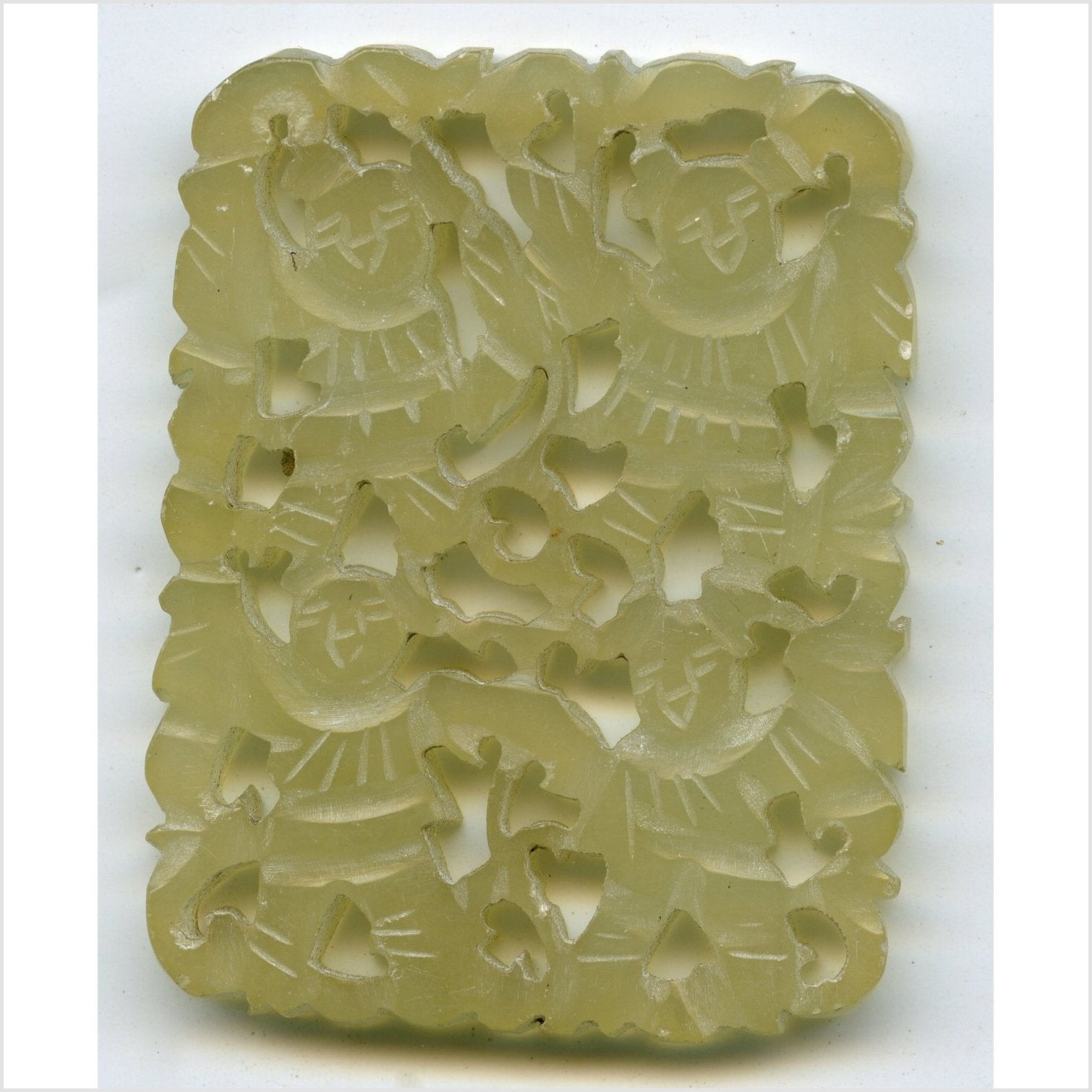 Hand Carved Jade Medallion-2. Asian & Chinese Furniture, Art, Antiques, Vintage Home Décor for sale at FEA Home