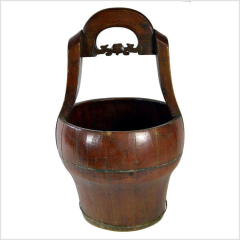 Hand Made Chinese Bucket-YNE572-1. Asian & Chinese Furniture, Art, Antiques, Vintage Home Décor for sale at FEA Home