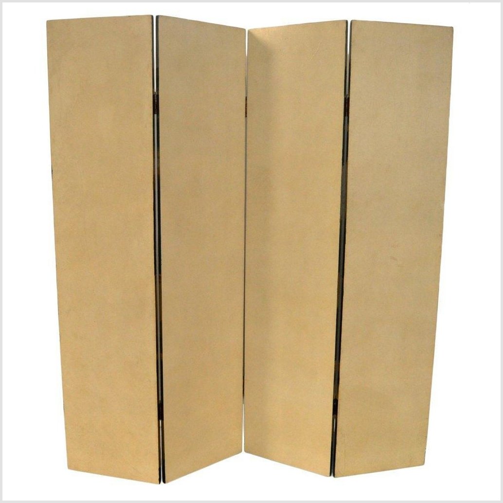 Hand Painted 4 Panel Screen-7. Asian &amp; Chinese Furniture, Art, Antiques, Vintage Home Décor for sale at FEA Home