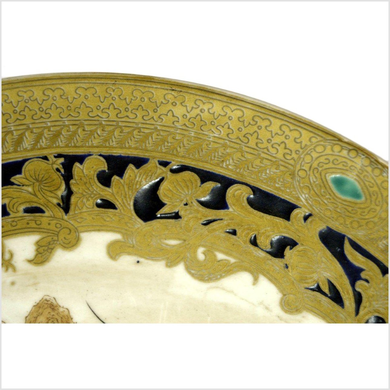 Hand Painted China Porcelain Plate-2. Asian & Chinese Furniture, Art, Antiques, Vintage Home Décor for sale at FEA Home