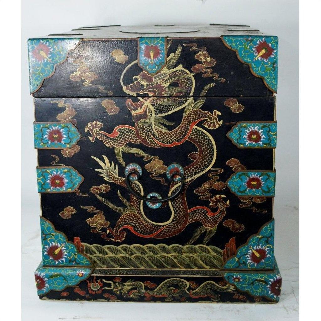 Hand Painted Dowry Box-10. Asian &amp; Chinese Furniture, Art, Antiques, Vintage Home Décor for sale at FEA Home