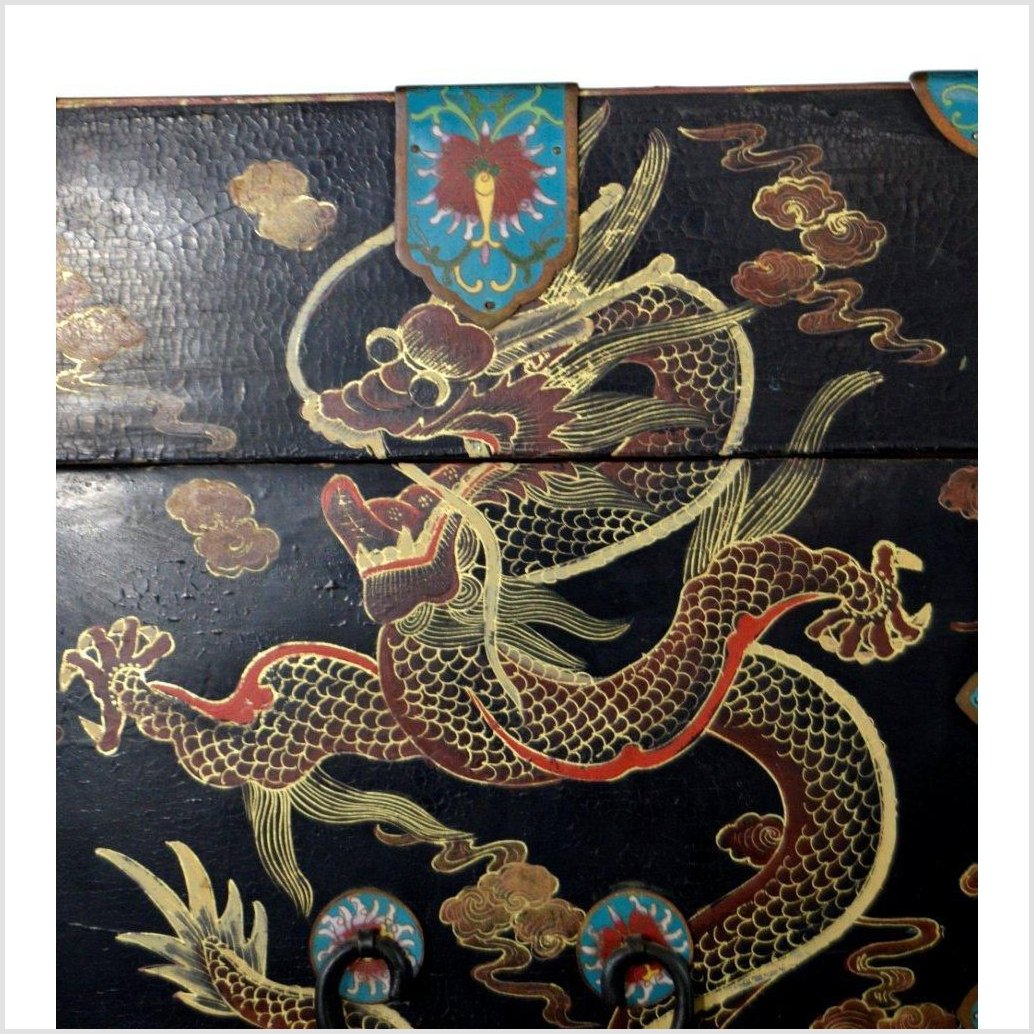 Hand Painted Dowry Box-11. Asian &amp; Chinese Furniture, Art, Antiques, Vintage Home Décor for sale at FEA Home