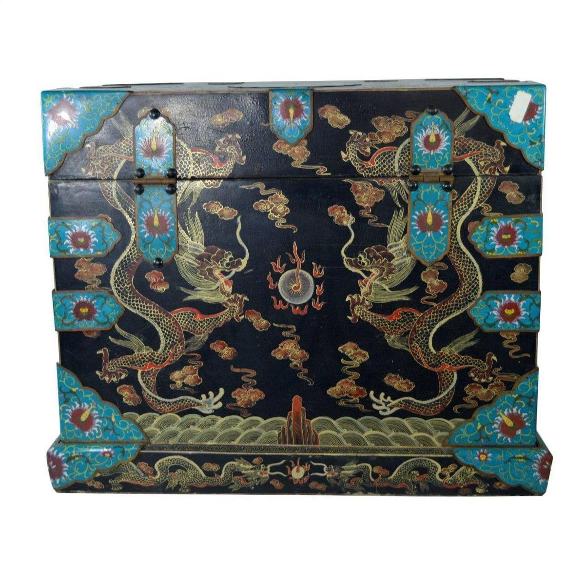Hand Painted Dowry Box-12. Asian &amp; Chinese Furniture, Art, Antiques, Vintage Home Décor for sale at FEA Home