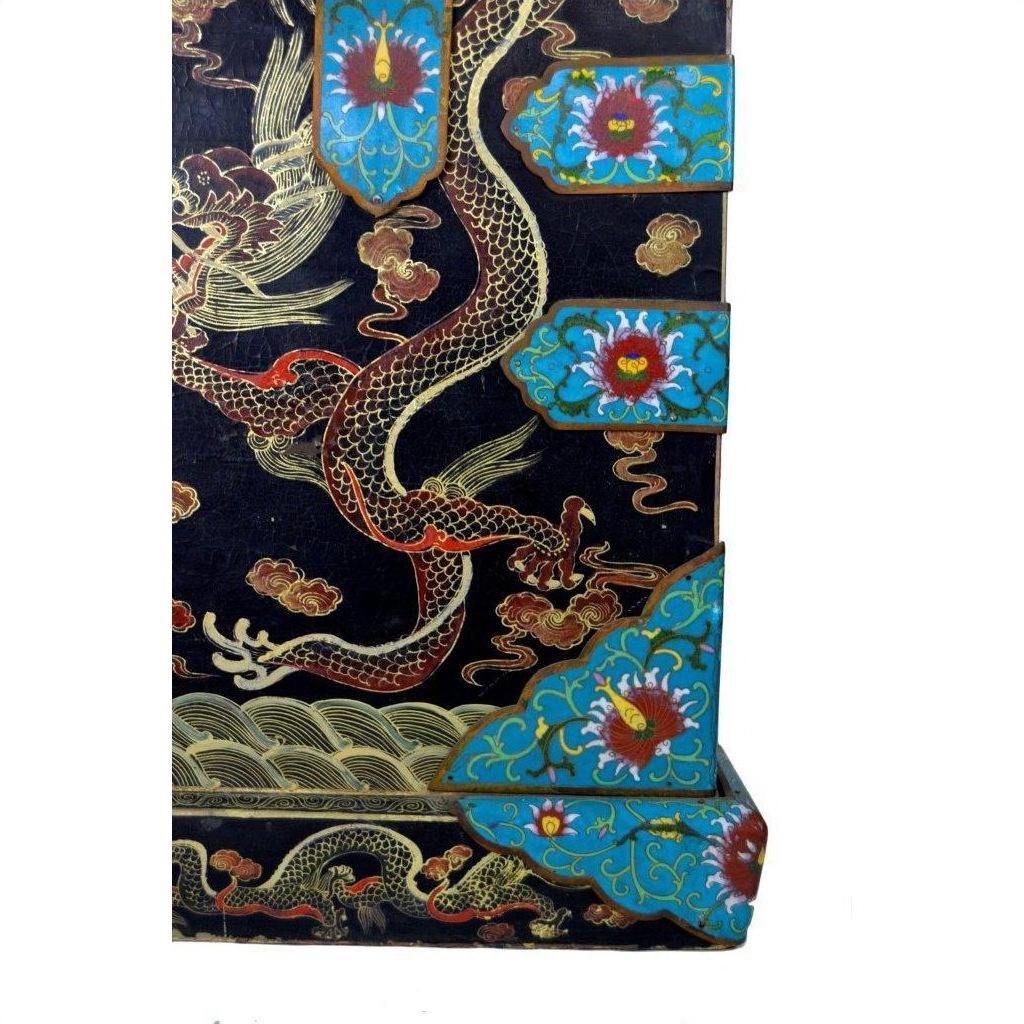 Hand Painted Dowry Box-14. Asian &amp; Chinese Furniture, Art, Antiques, Vintage Home Décor for sale at FEA Home