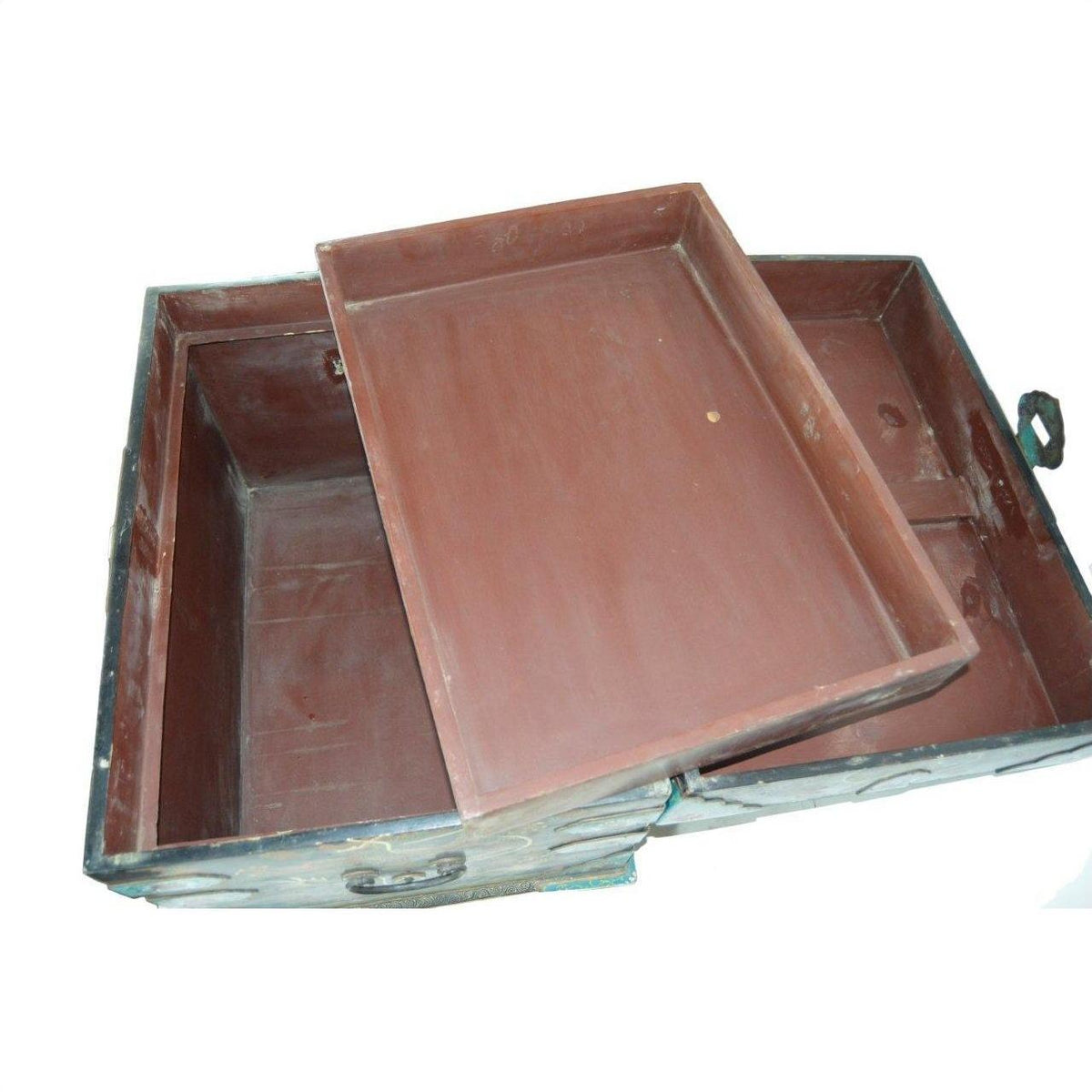 Hand Painted Dowry Box-19. Asian &amp; Chinese Furniture, Art, Antiques, Vintage Home Décor for sale at FEA Home