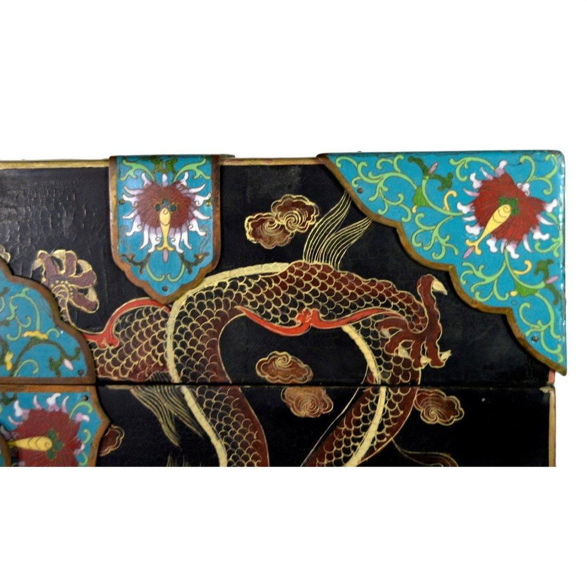 Hand Painted Dowry Box-6. Asian &amp; Chinese Furniture, Art, Antiques, Vintage Home Décor for sale at FEA Home