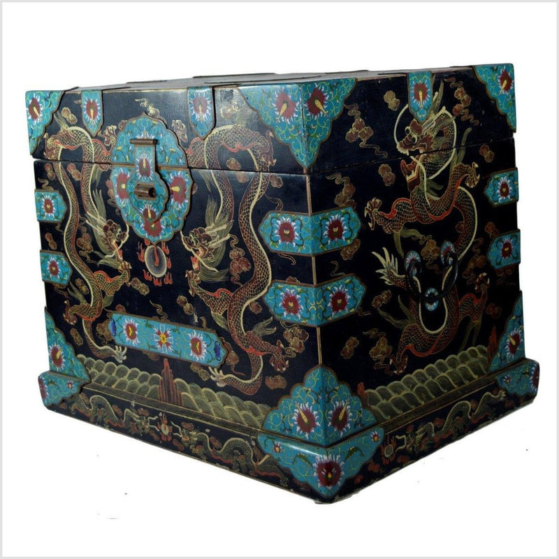 Hand Painted Dowry Box- Asian Antiques, Vintage Home Decor & Chinese Furniture - FEA Home