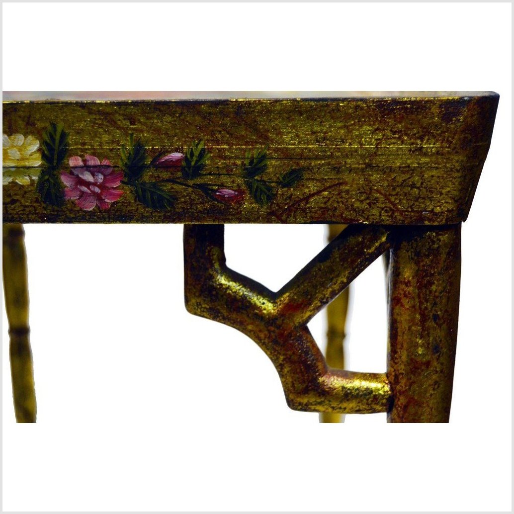 Hand Painted Gilt Ornate Table-2. Asian & Chinese Furniture, Art, Antiques, Vintage Home Décor for sale at FEA Home