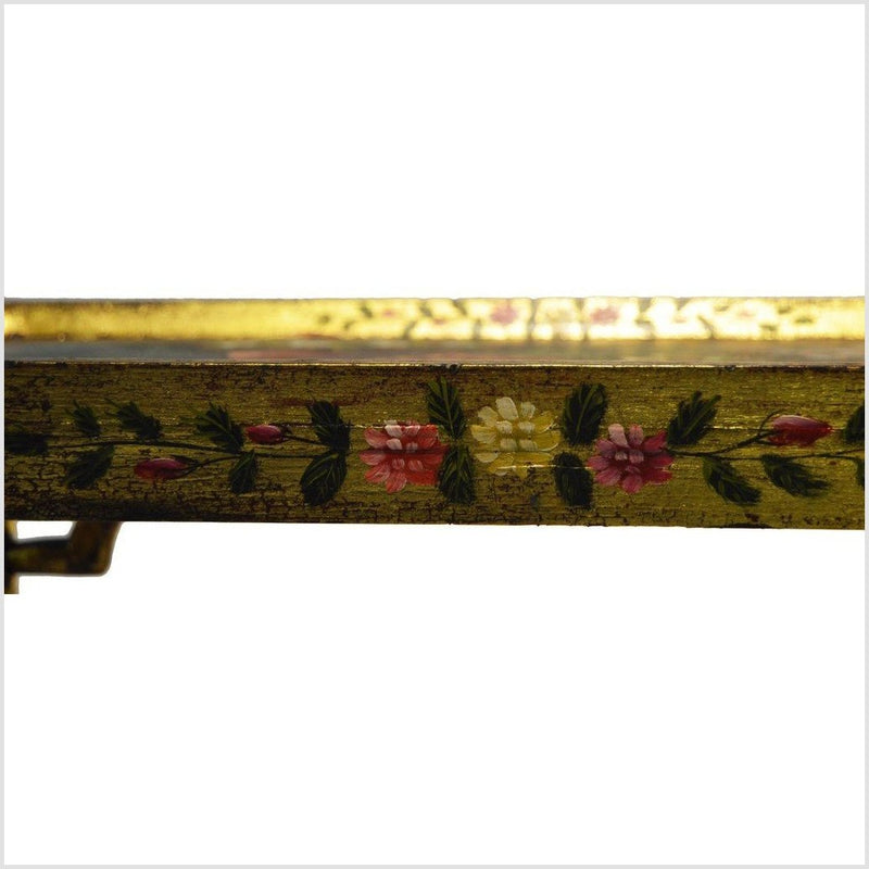 Hand Painted Gilt Ornate Table-YN3824-7. Asian & Chinese Furniture, Art, Antiques, Vintage Home Décor for sale at FEA Home