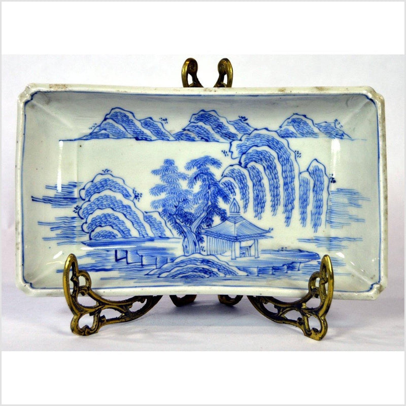 Hand Painted Imari Porcelain Serving Dish- Asian Antiques, Vintage Home Decor & Chinese Furniture - FEA Home