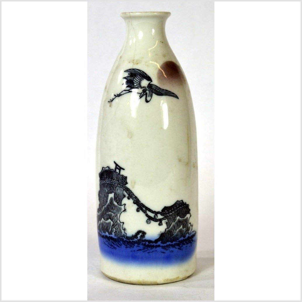 Hand Painted Imari Sake Bottle-1. Asian & Chinese Furniture, Art, Antiques, Vintage Home Décor for sale at FEA Home