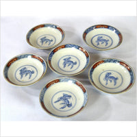 Hand Painted Imari Small Plates- Asian Antiques, Vintage Home Decor & Chinese Furniture - FEA Home