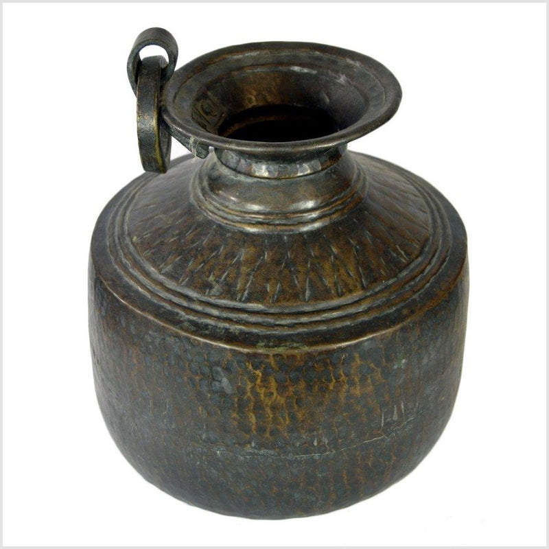 Hand Tooled Metal Milk Jug-YNE538-3. Asian & Chinese Furniture, Art, Antiques, Vintage Home Décor for sale at FEA Home